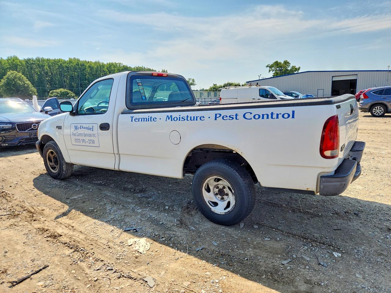 2003 Ford F150 White vin: 1FTRF17233NB08266