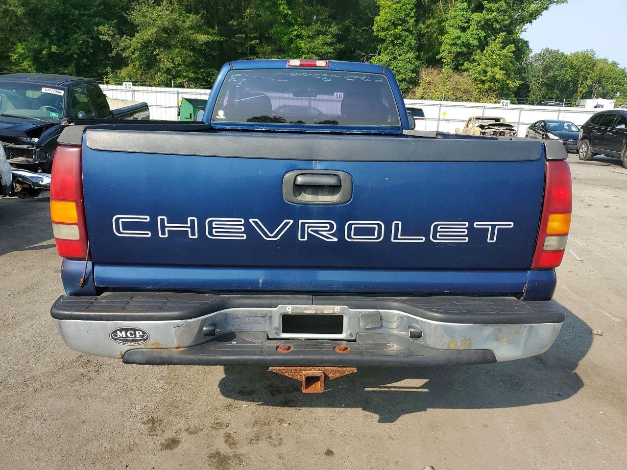 2002 Chevrolet Silverado C1500 Blue vin: 1GCEC14W12Z219890