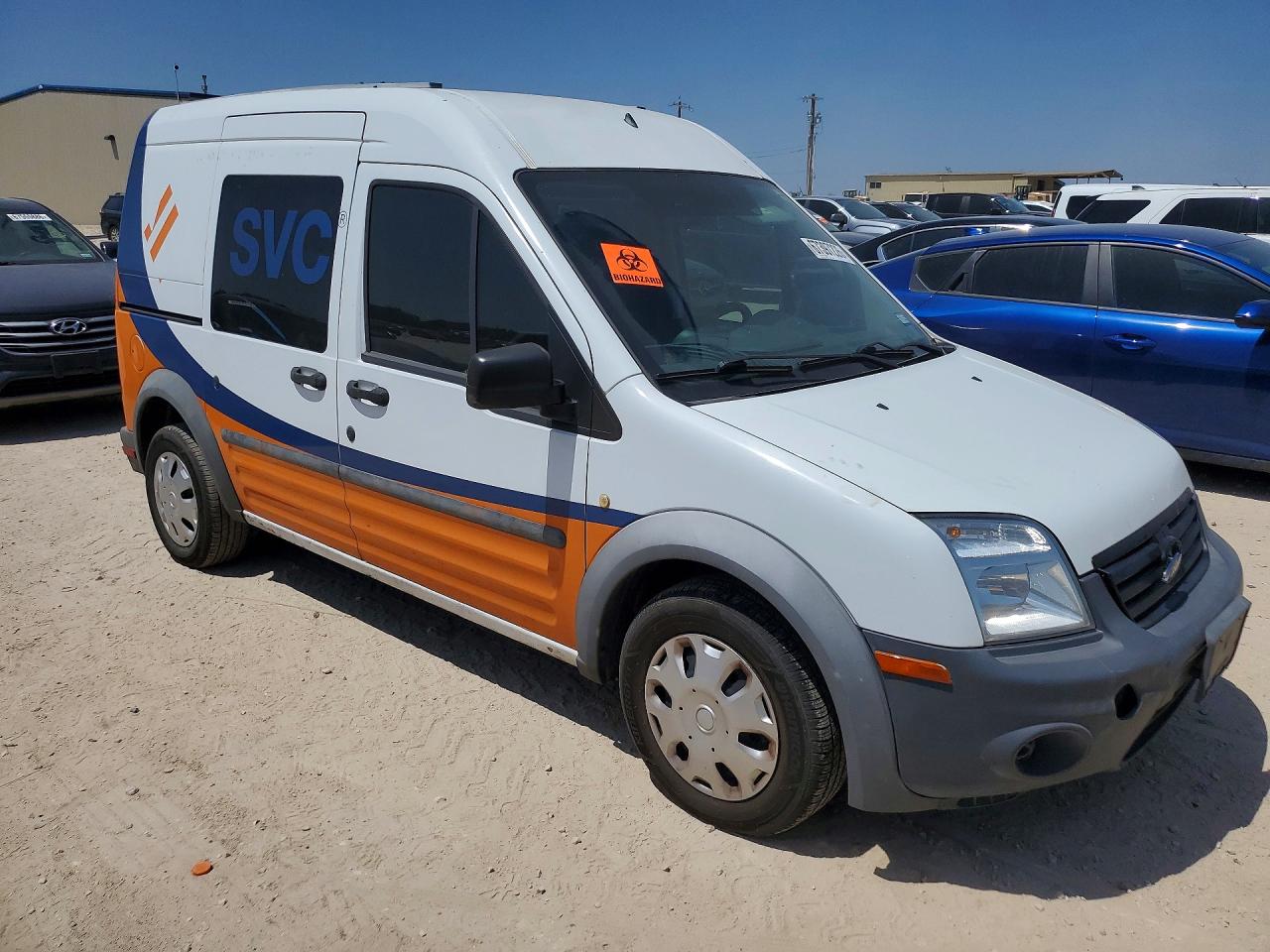 2010 Ford Transit Connect Xl White vin: NM0LS6AN2AT009431