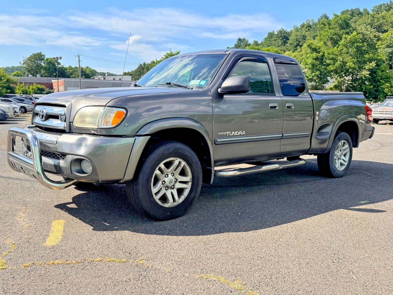 2003 Toyota Tundra Access Cab Sr5 Gray vin: 5TBBT44193S370867