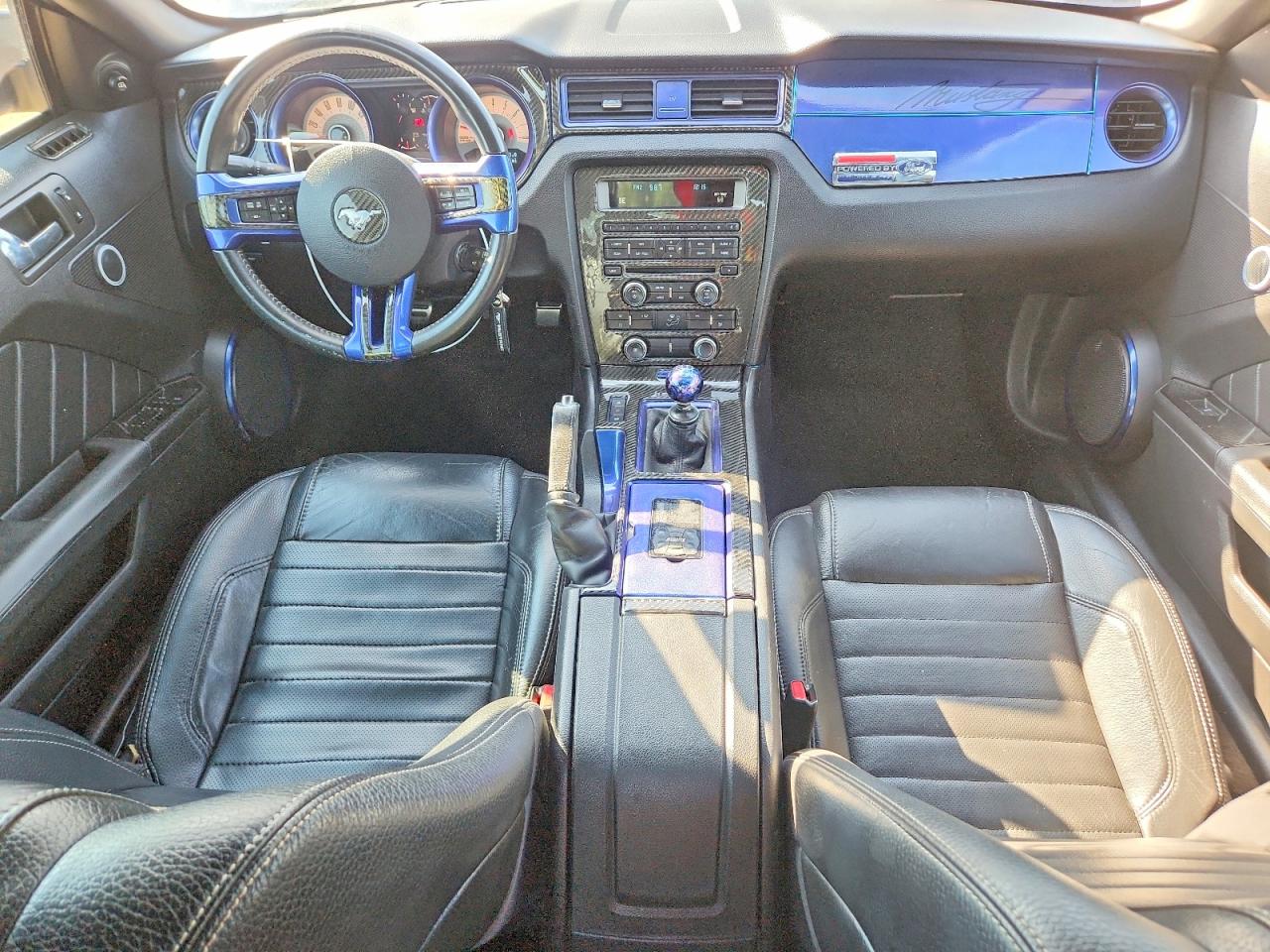 2012 Ford Mustang Gt Синий vin: 1ZVBP8CF7C5281687