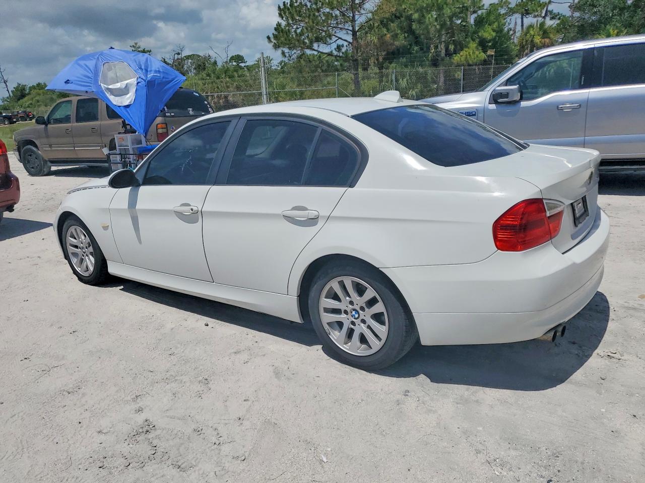2006 Bmw 325 I White vin: WBAVB13536PT16275