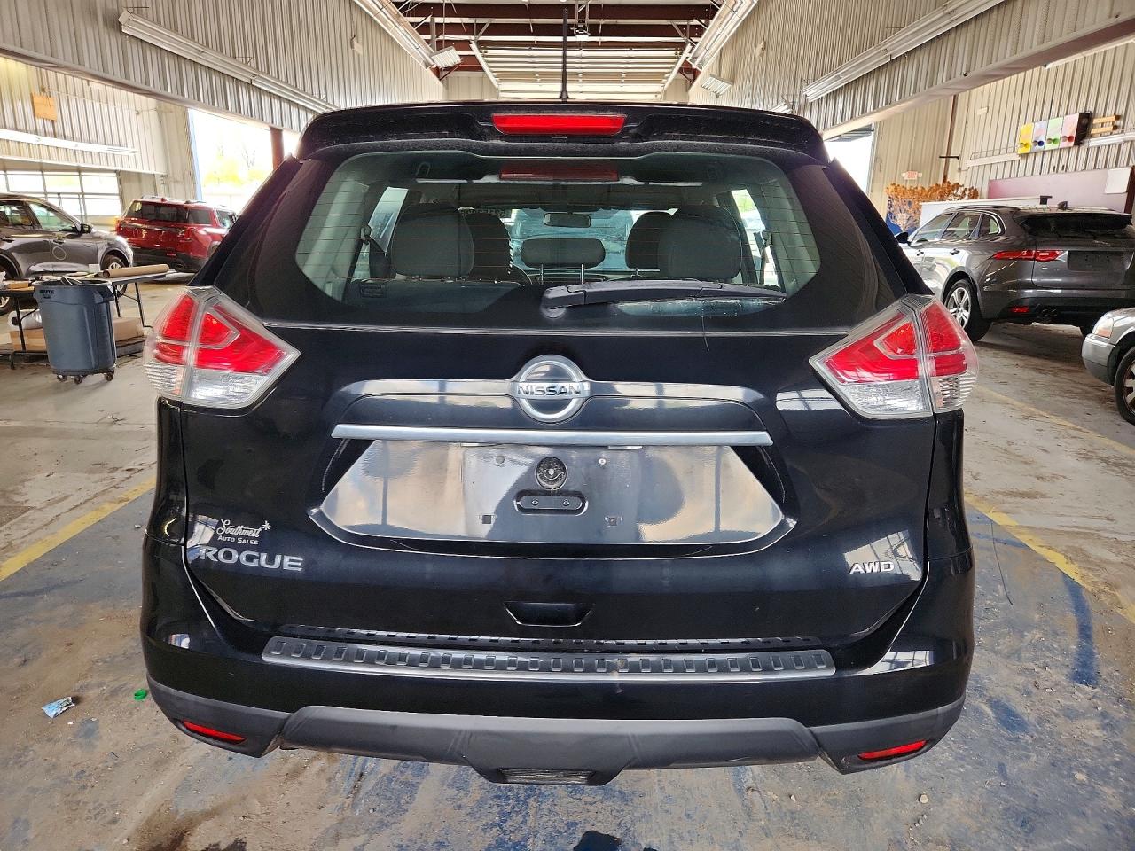 2016 Nissan Rogue S Black vin: KNMAT2MV2GP631430