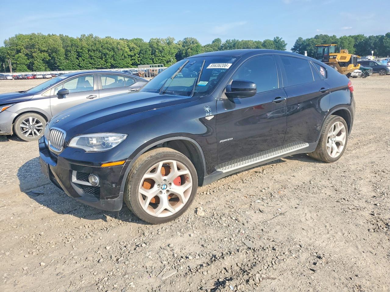 2014 Bmw X6 Xdrive50i Black vin: 5UXFG8C52EL593120