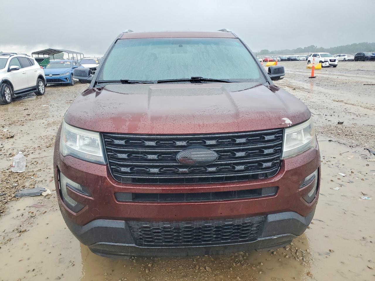 2016 Ford Explorer Xlt Maroon vin: 1FM5K8D84GGB35011