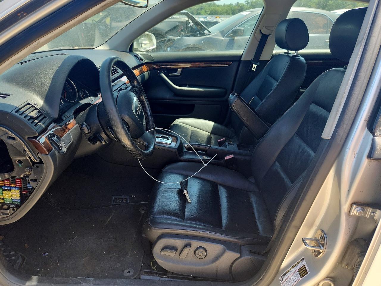 2007 Audi A4 3.2 Quattro Silver vin: WAUDH78E67A132815