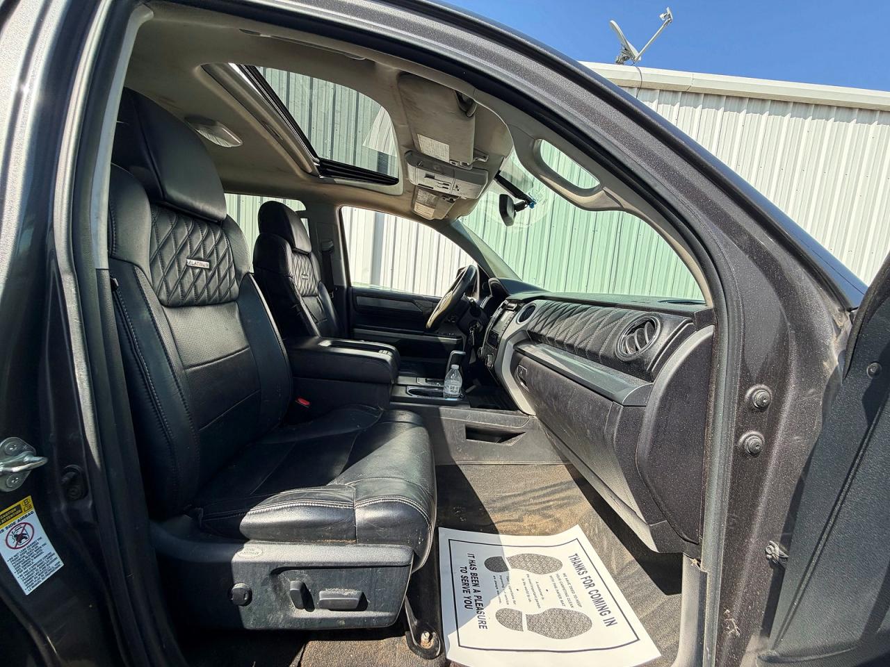 2015 Toyota Tundra Platinum Gray vin: 5TFAW5F19FX448429