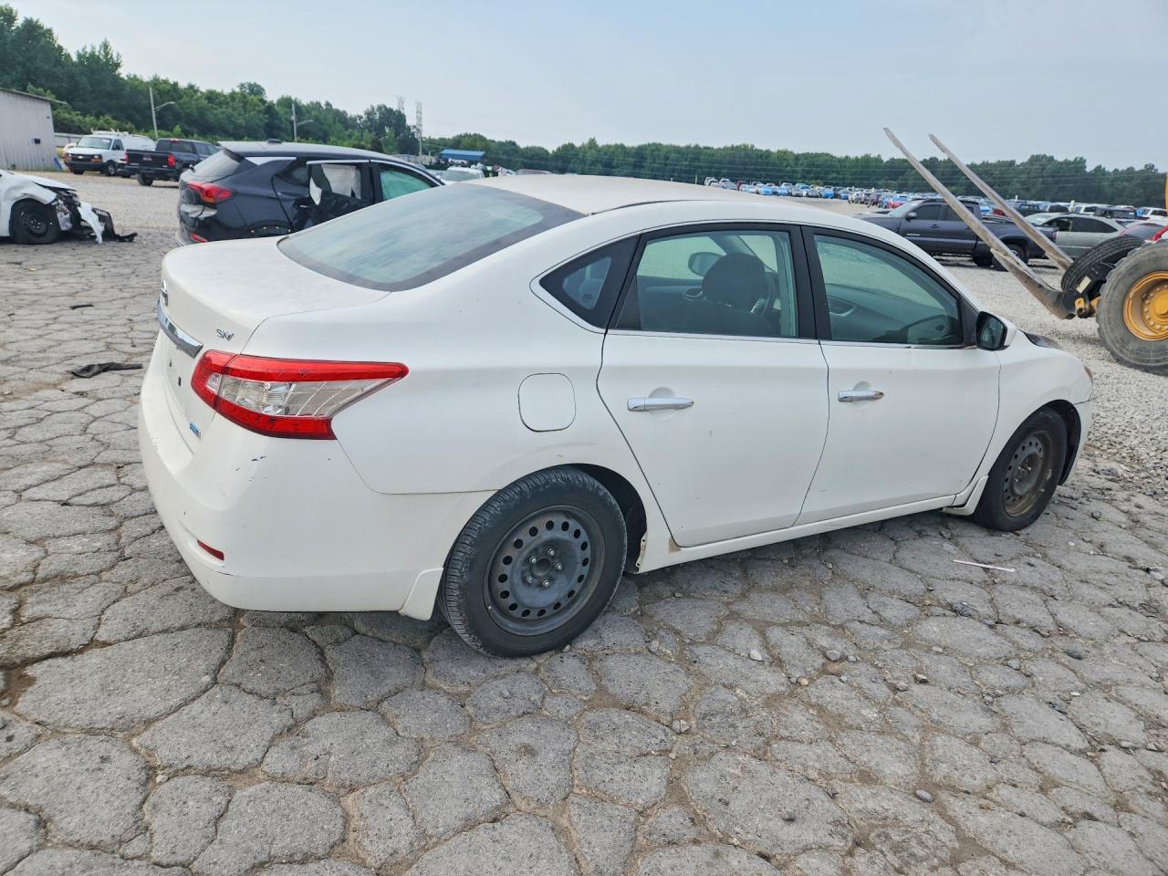 2013 Nissan Sentra S White vin: 3N1AB7AP3DL709200