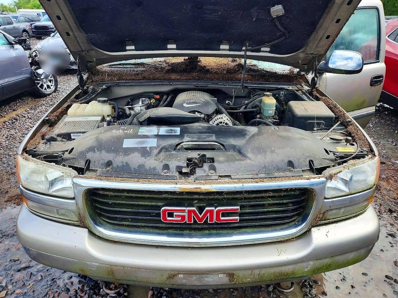 2002 Gmc New Sierra K1500 Gray vin: 1GTEK14T22Z231054