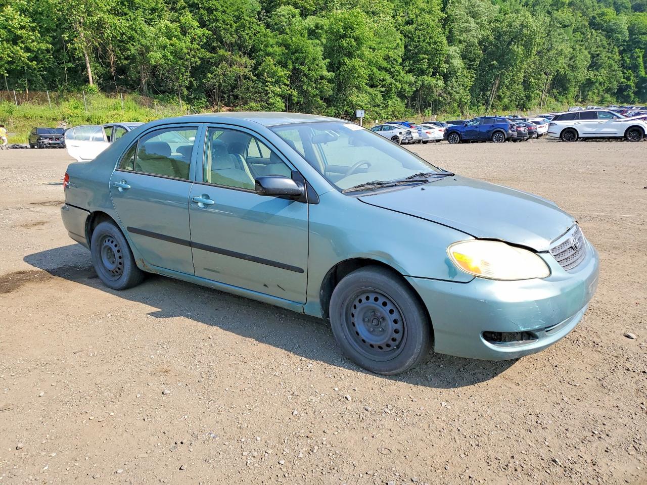 2005 Toyota Corolla Ce Green vin: 2T1BR32E95C493294
