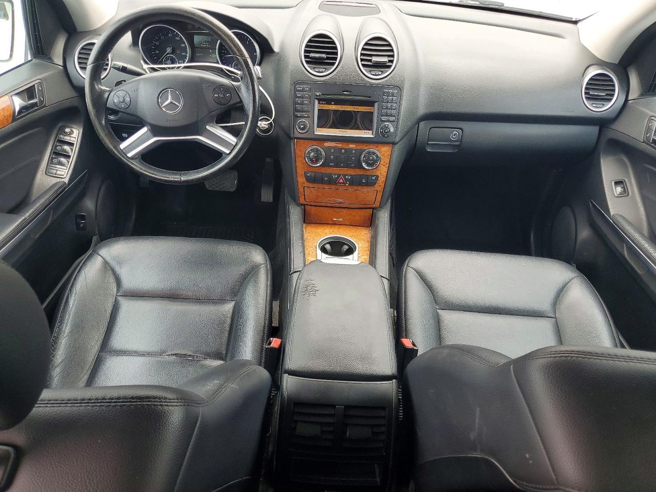 2009 Mercedes-benz Ml White vin: 4JGBB25EX9A484538