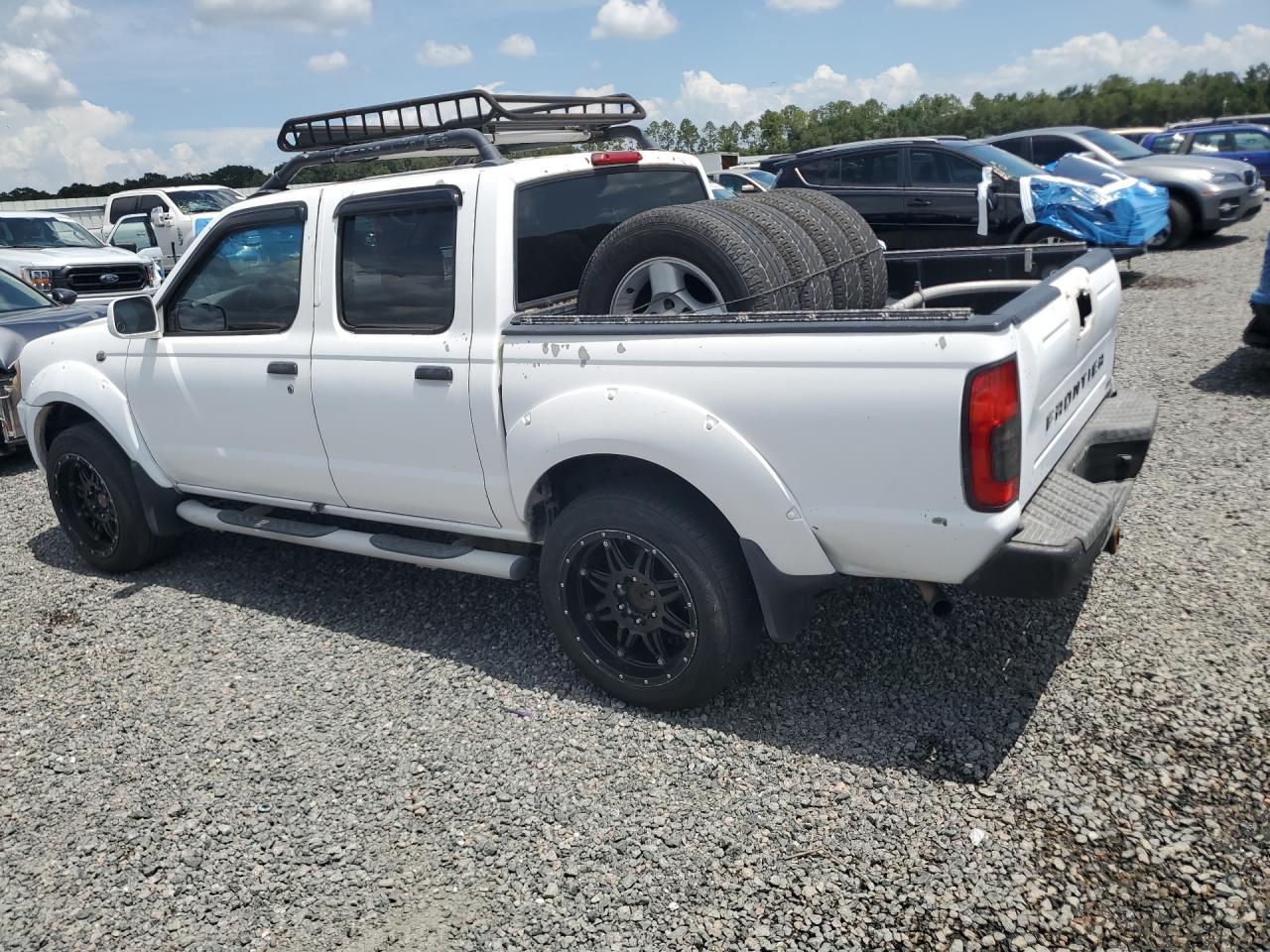 2001 Nissan Frontier Xe Белый vin: 1N6ED27T21C314185