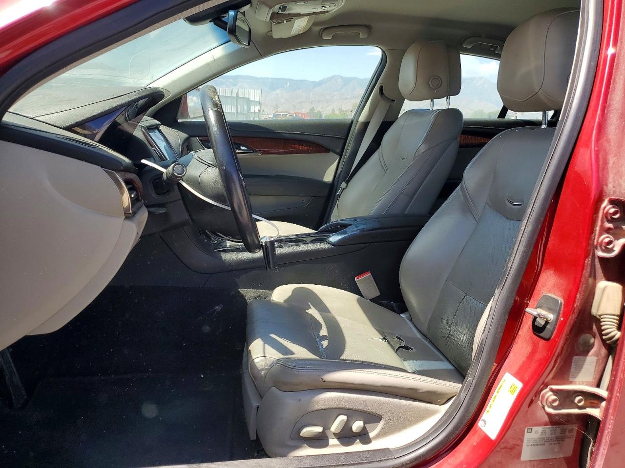 2013 Cadillac Ats Luxury Burgundy vin: 1G6AB5R33D0109568