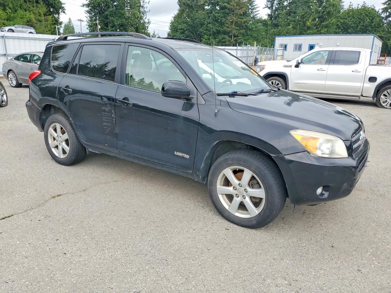 2007 Toyota Rav4 Limited Black vin: JTMBK31V876027971