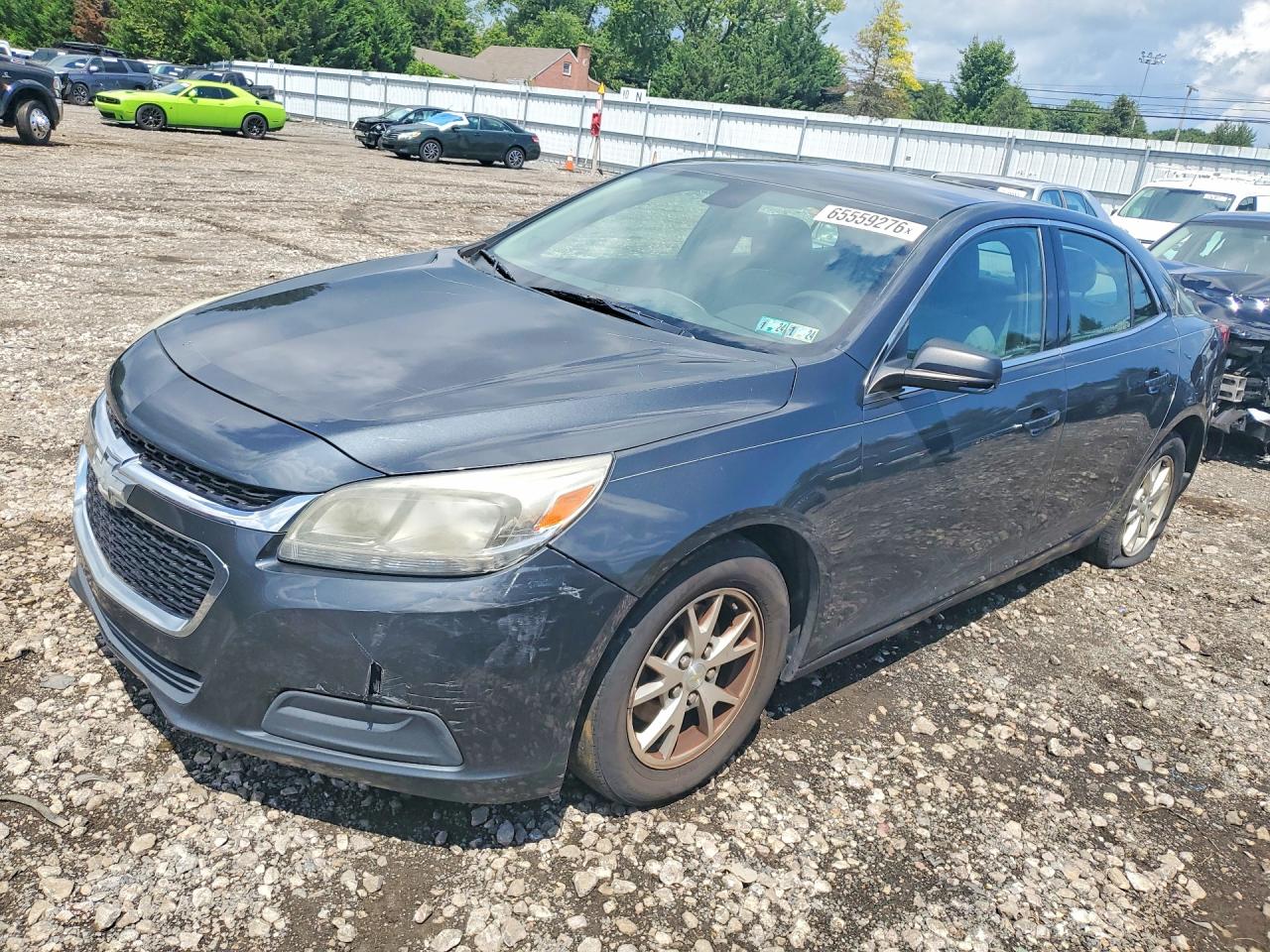 2014 Chevrolet Malibu Ls Gray vin: 1G11A5SL5EF202917