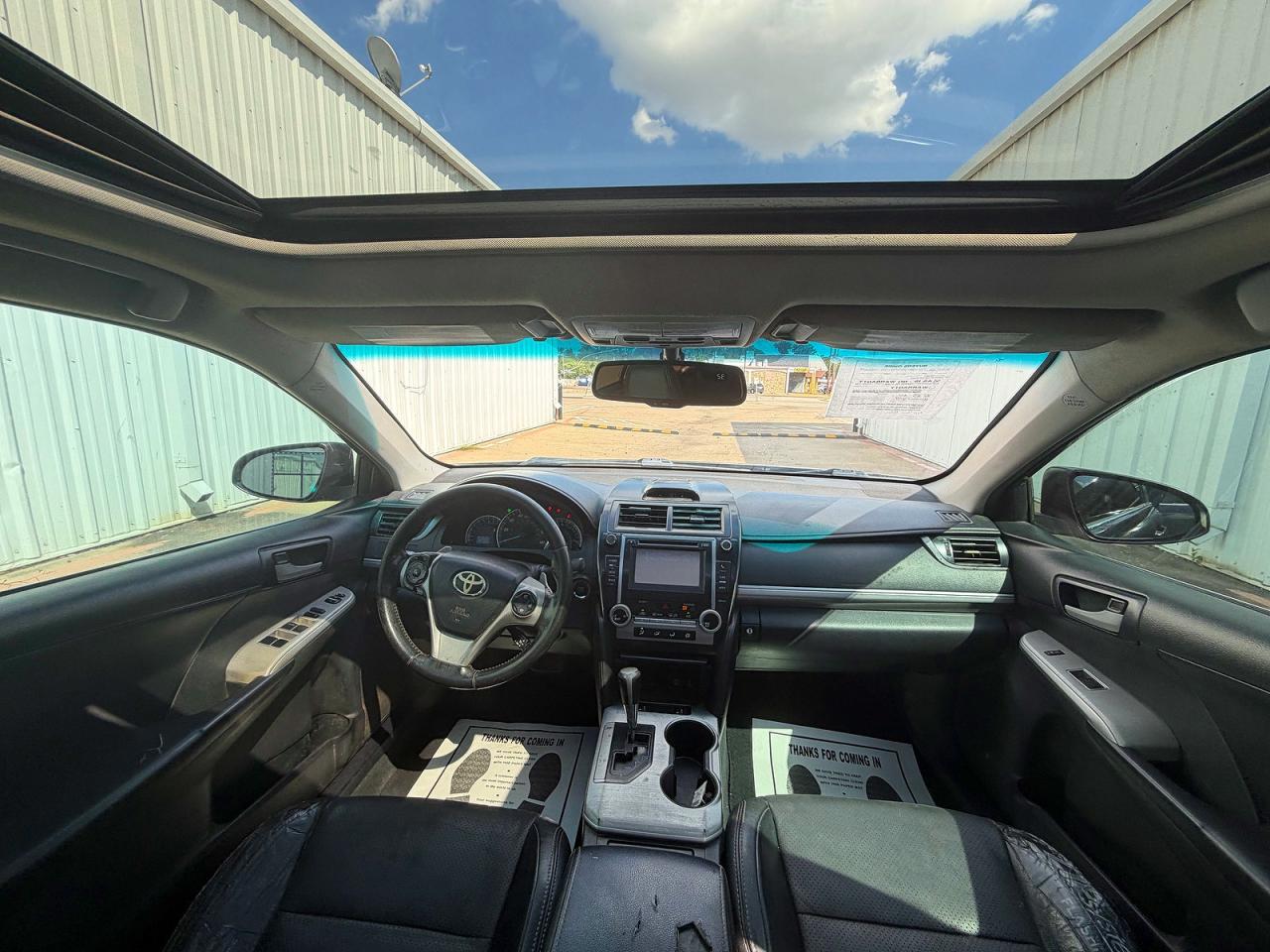 2012 Toyota Camry Se V6 Black vin: 4T1BK1FK8CU012181