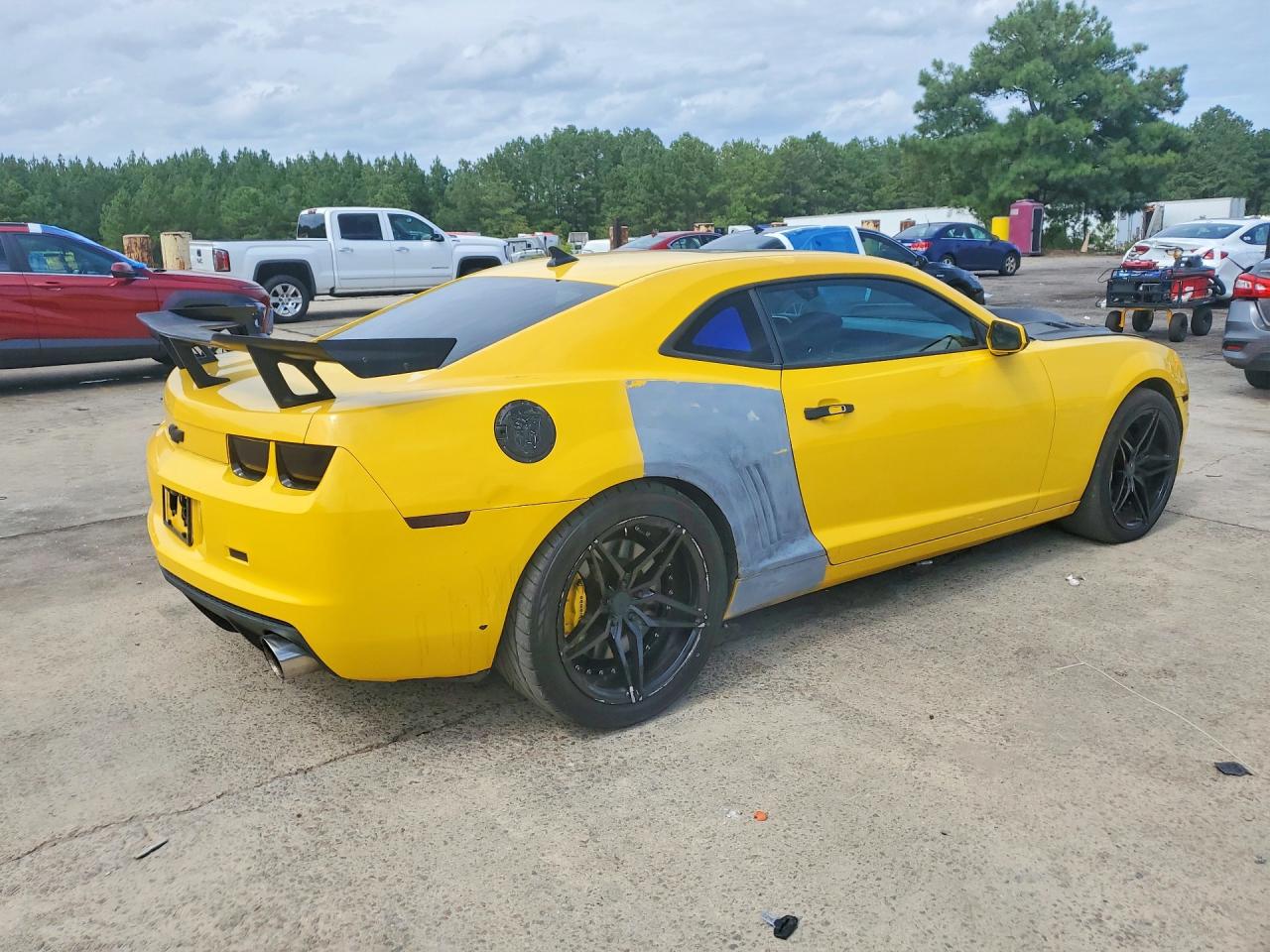 2010 Chevrolet Camaro Ss Yellow vin: 2G1FJ1EJ3A9143085