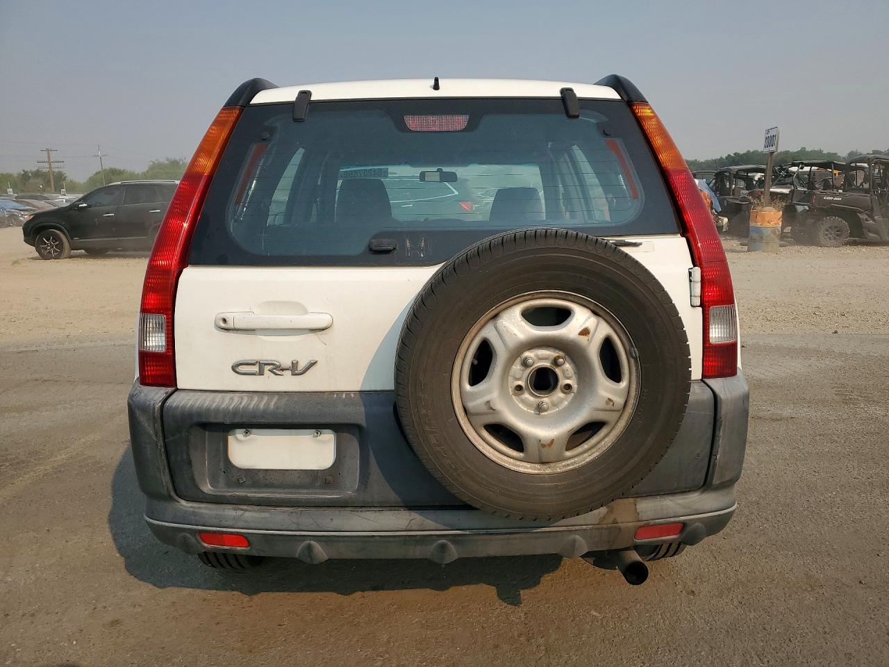2004 Honda Cr-v Lx White vin: JHLRD68444C014982