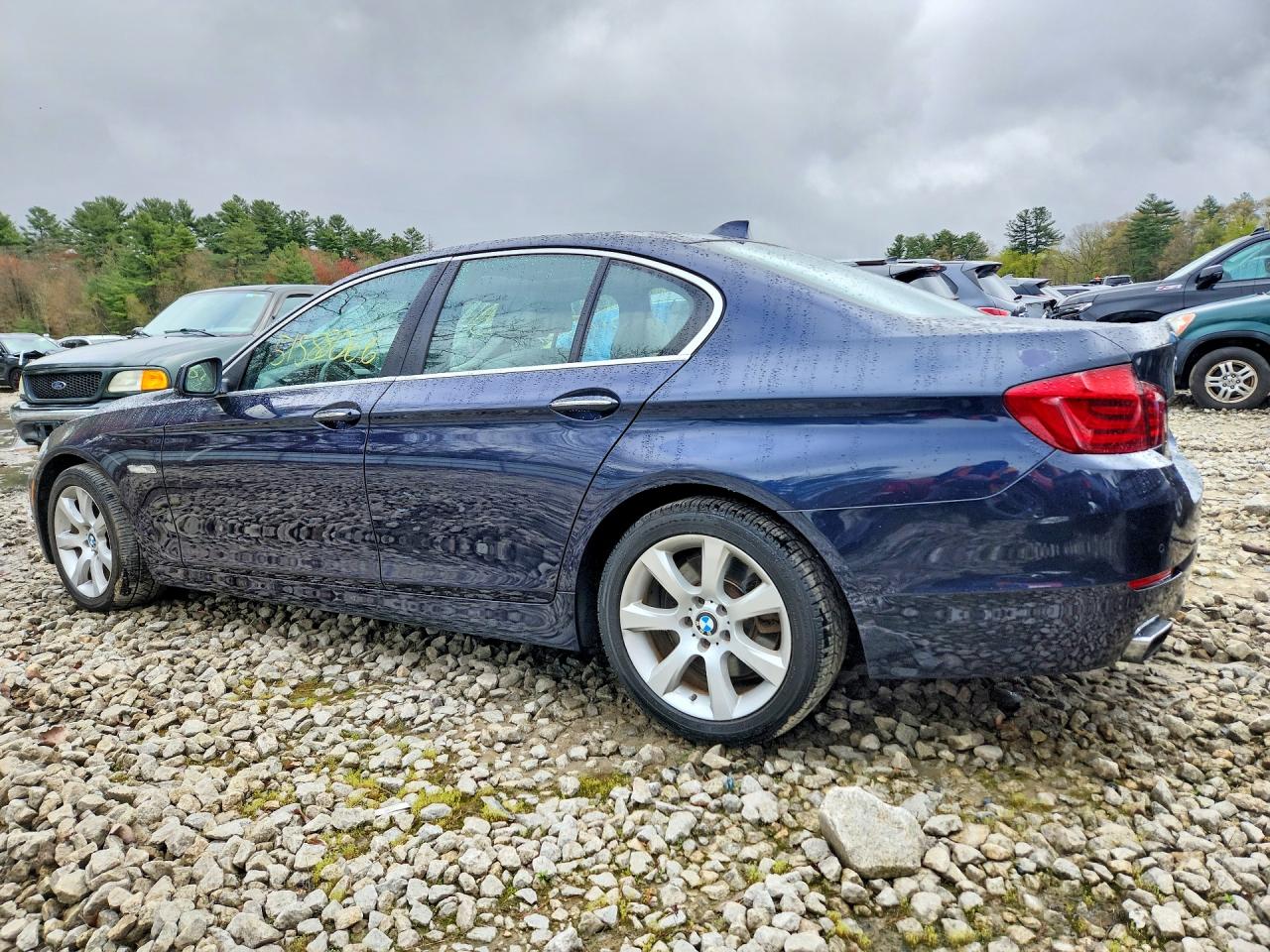 2013 Bmw 550 I Blue vin: WBAFR9C53DD227223