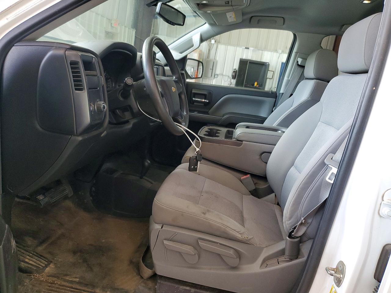 2014 Chevrolet Silverado K1500 White vin: 1GCVKPEH3EZ294441
