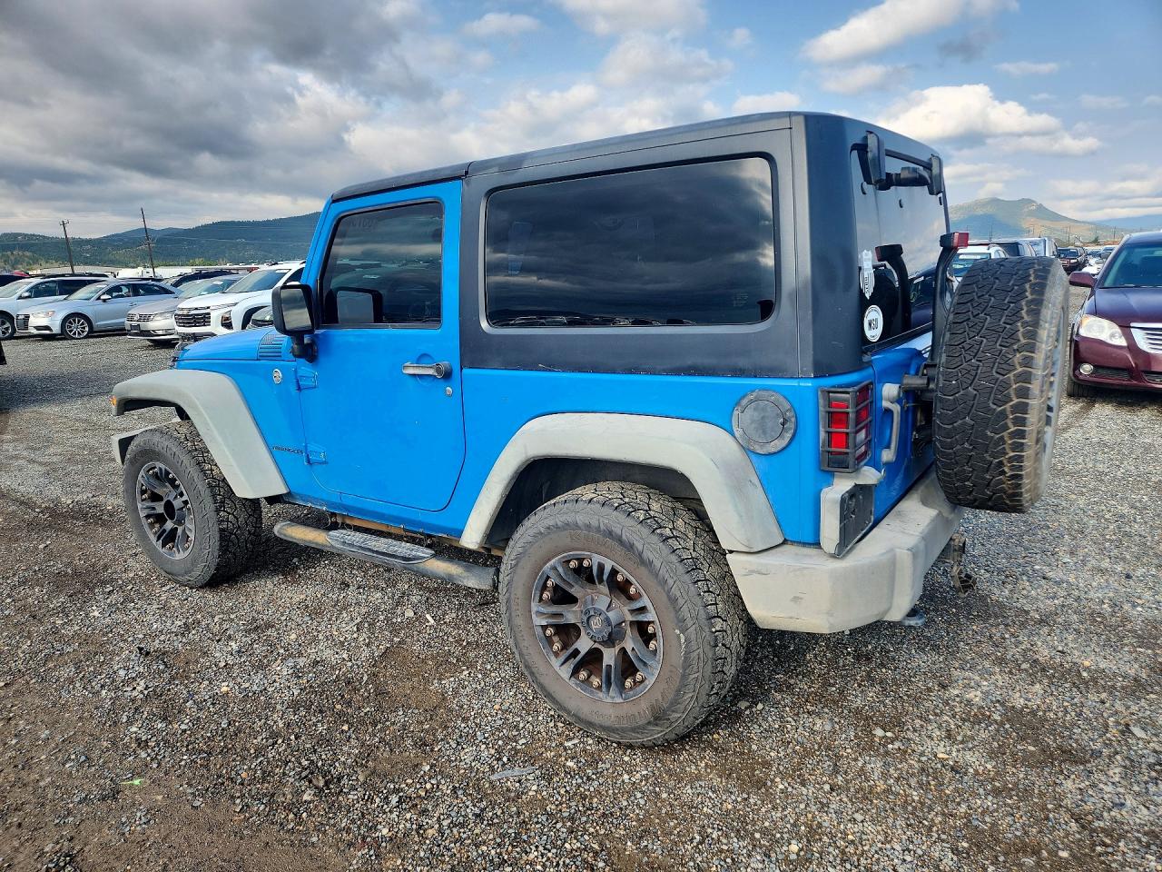 2011 Jeep Wrangler Sport Blue vin: 1J4AA2D13BL548926