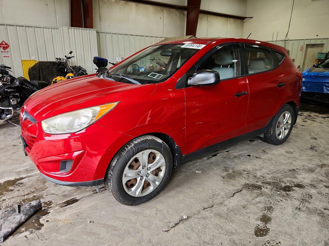 2010 Hyundai Tucson Gls Red vin: KM8JT3AC5AU080276