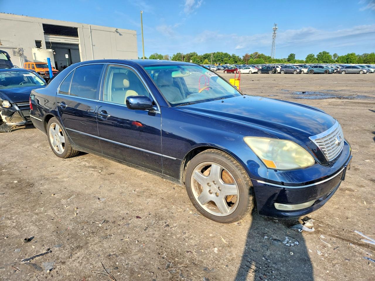 2005 Lexus Ls 430 Blue vin: JTHBN36FX55012916