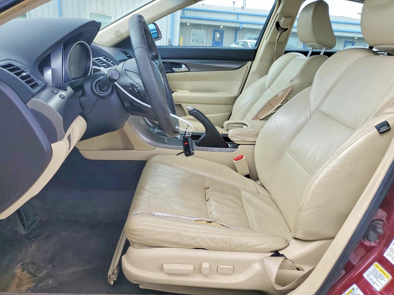2012 Acura Tl Maroon vin: 19UUA8F51CA029295