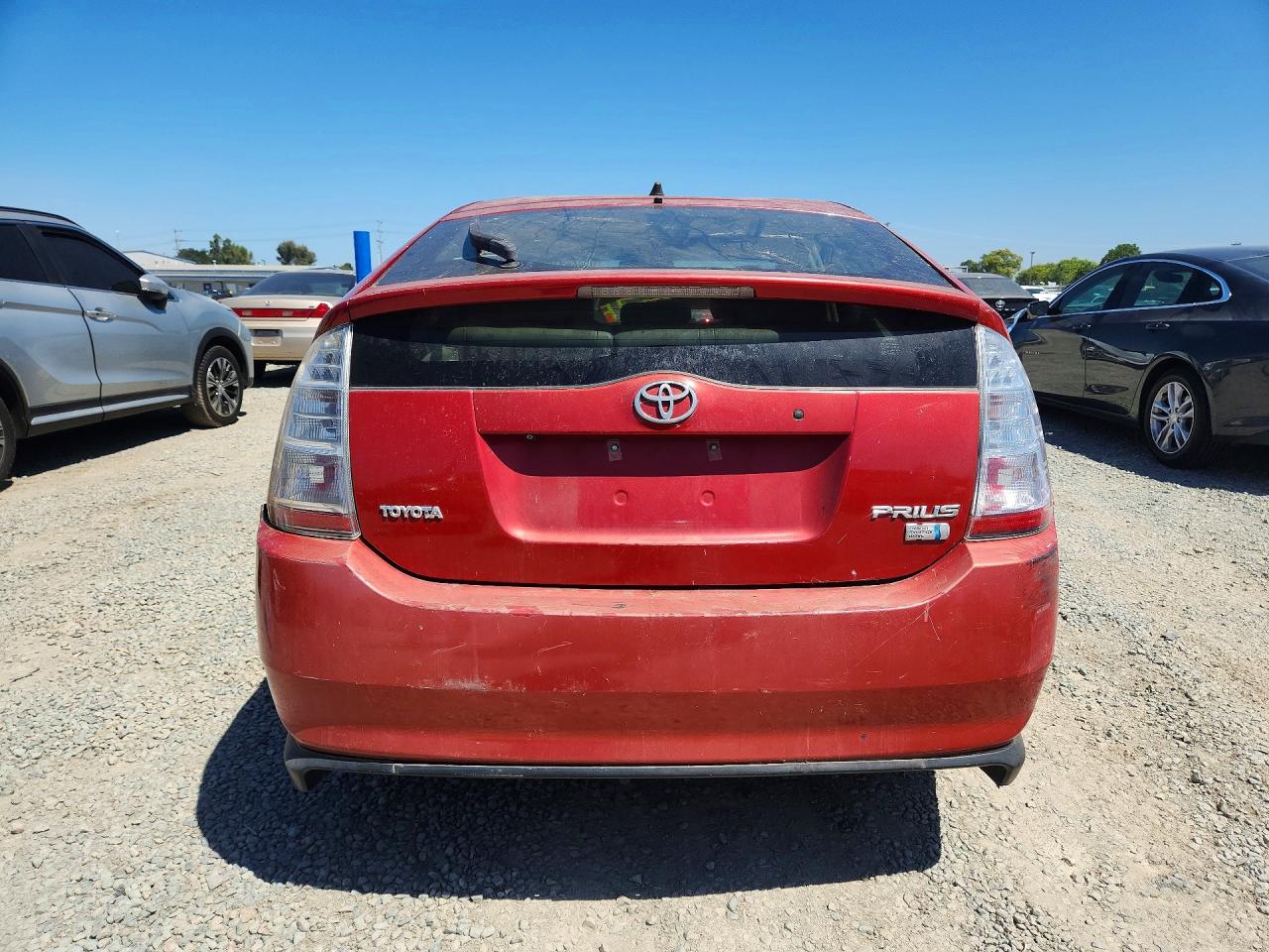 2009 Toyota Prius Base Red vin: JTDKB20U397849884