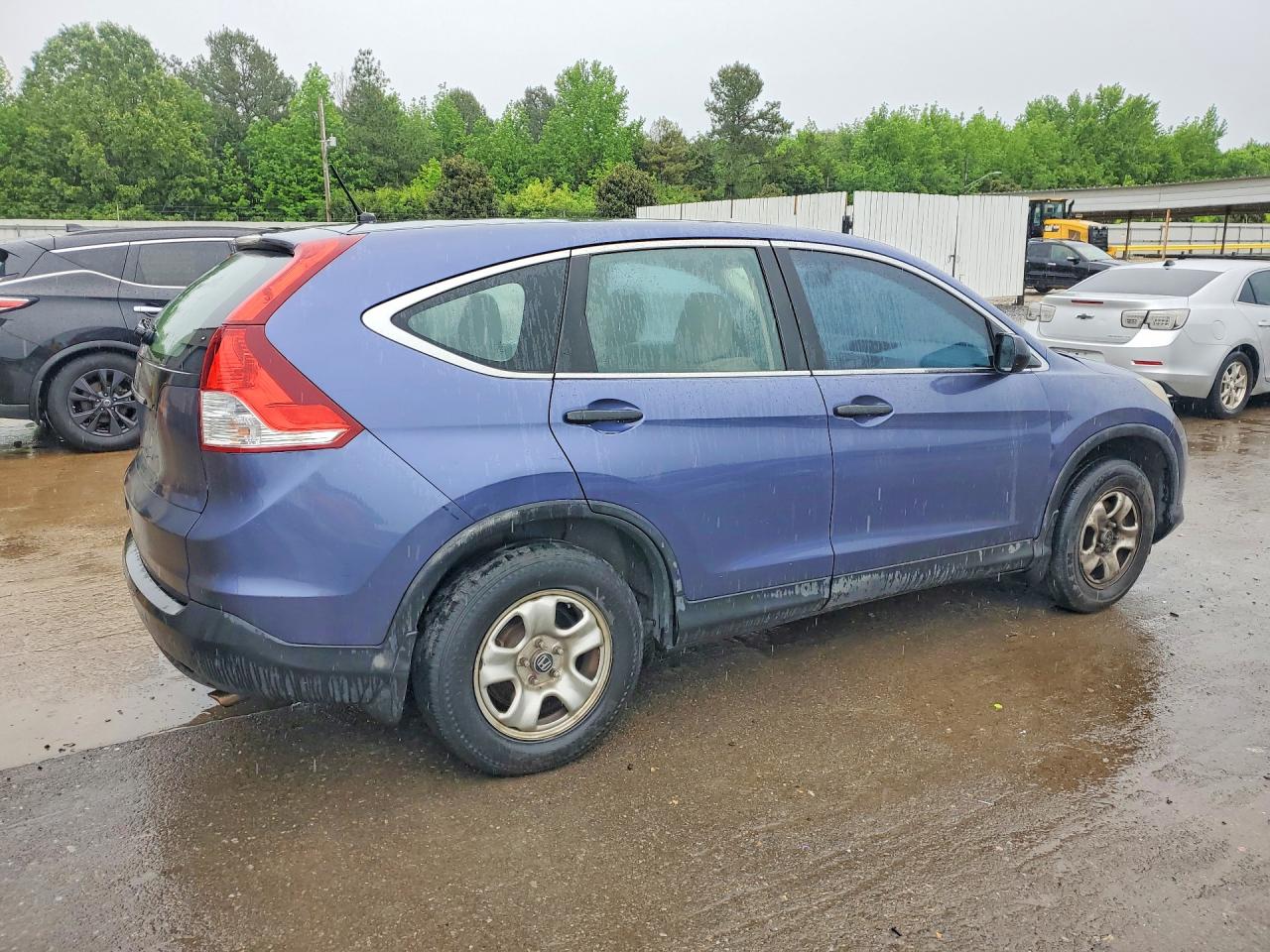 2013 Honda Cr-v Lx Blue vin: 3CZRM3H34DG700773