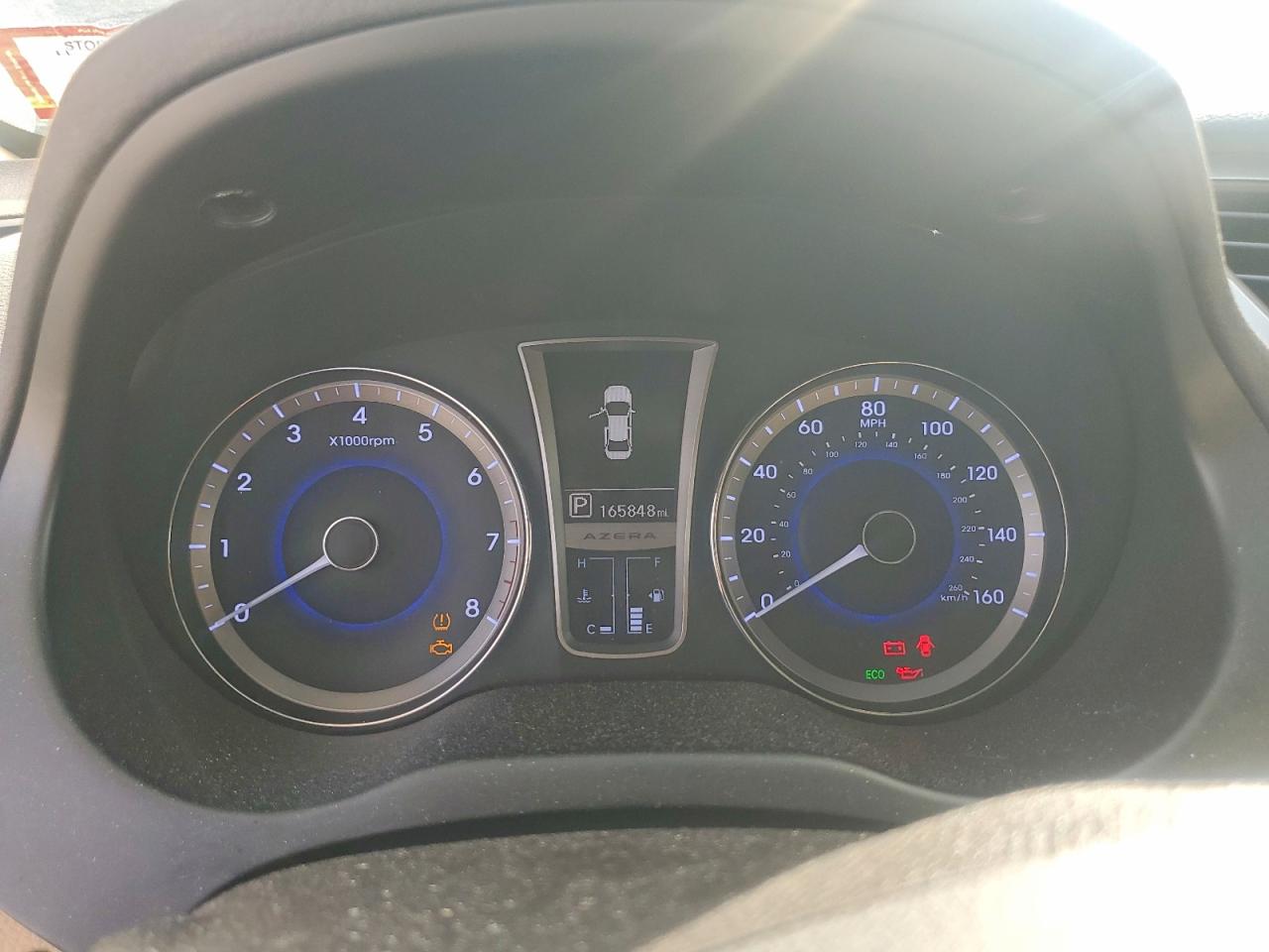 2013 Hyundai Azera Base Black vin: KMHFH4JGXDA308598