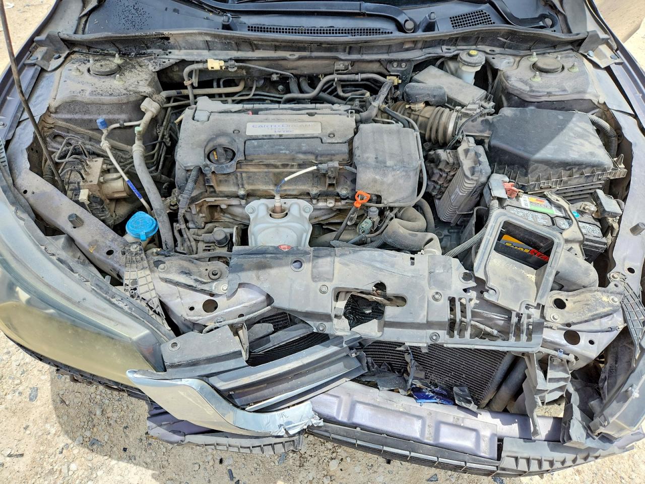 2015 Honda Accord Lx Gray vin: 1HGCR2F32FA193675