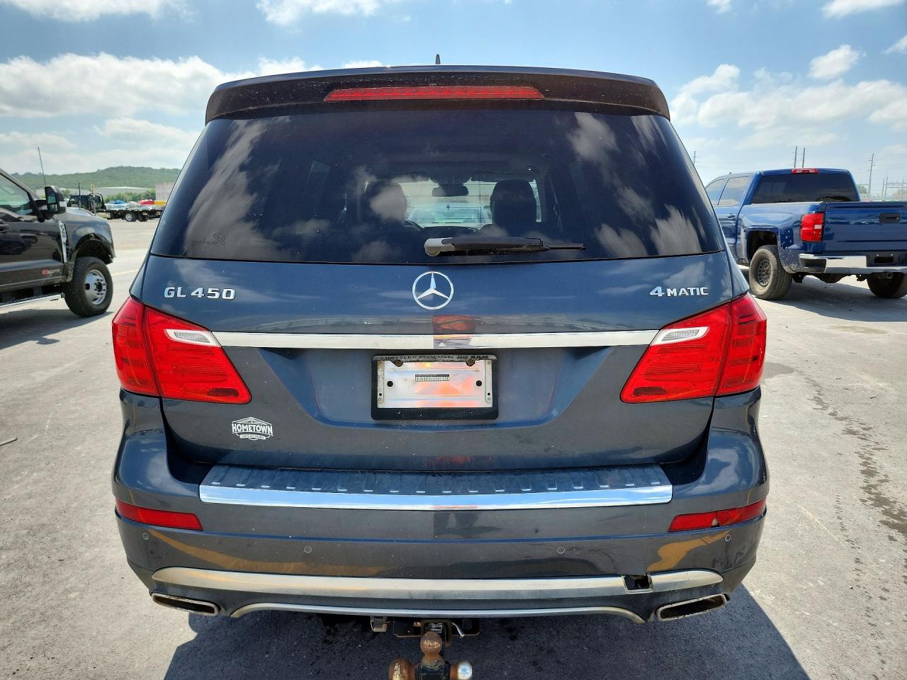 2015 Mercedes-benz Gl 450 4matic Gray vin: 4JGDF6EE2FA532792
