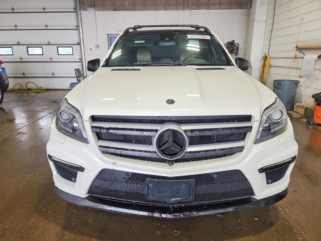 2014 Mercedes-benz Gl 550 4matic White vin: 4JGDF7DE7EA377680