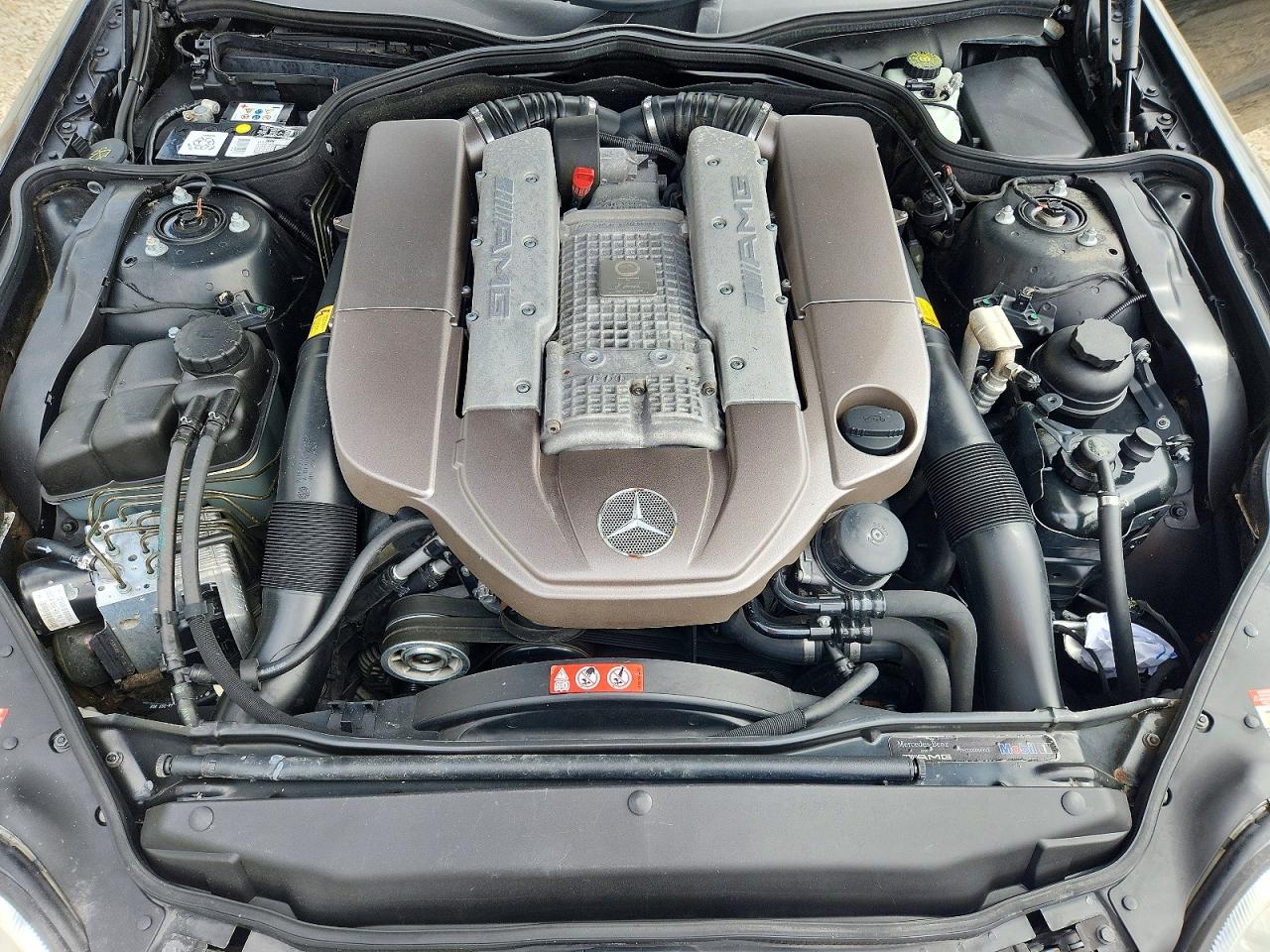 2004 Mercedes-benz Sl 55 Amg Black vin: WDBSK74F14F078959