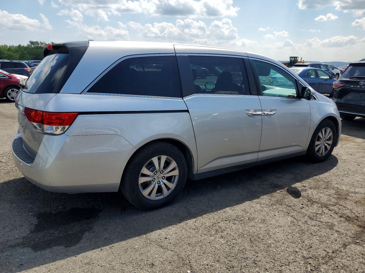 2014 Honda Odyssey Exl Silver vin: 5FNRL5H68EB138608