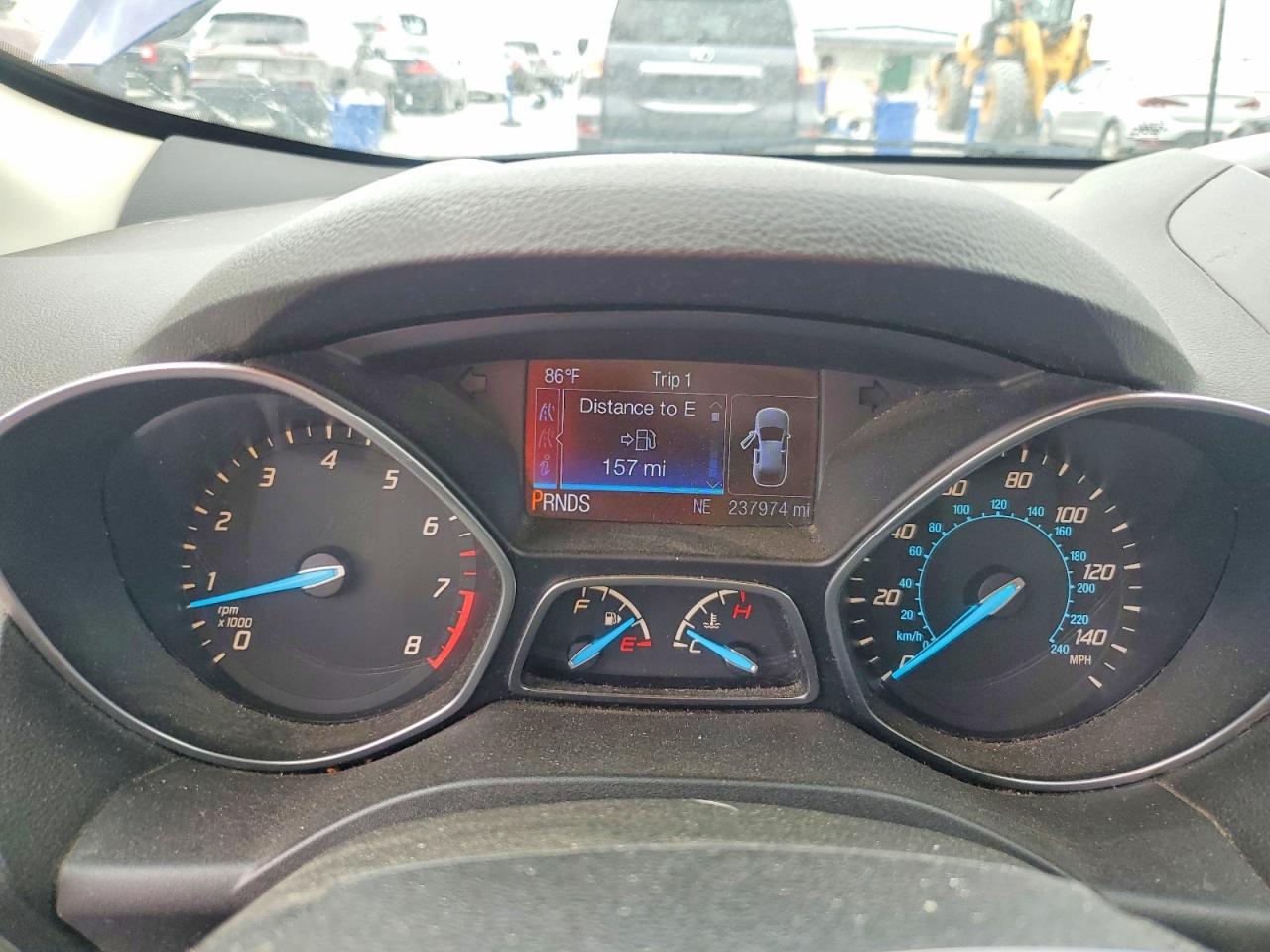 2016 Ford Escape S Blue vin: 1FMCU0F74GUC05423