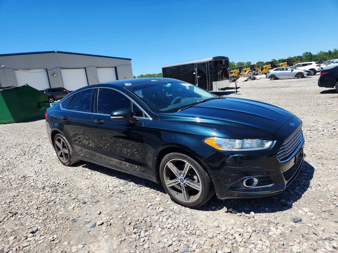 2014 Ford Fusion Se Green vin: 3FA6P0HD0ER191333