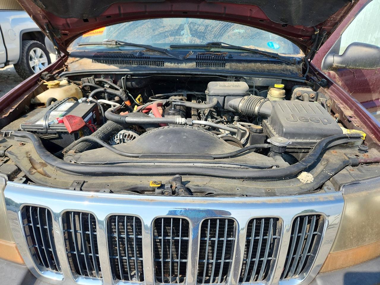 2001 Jeep Grand Cherokee Laredo Burgundy vin: 1J4GW48S41C505463