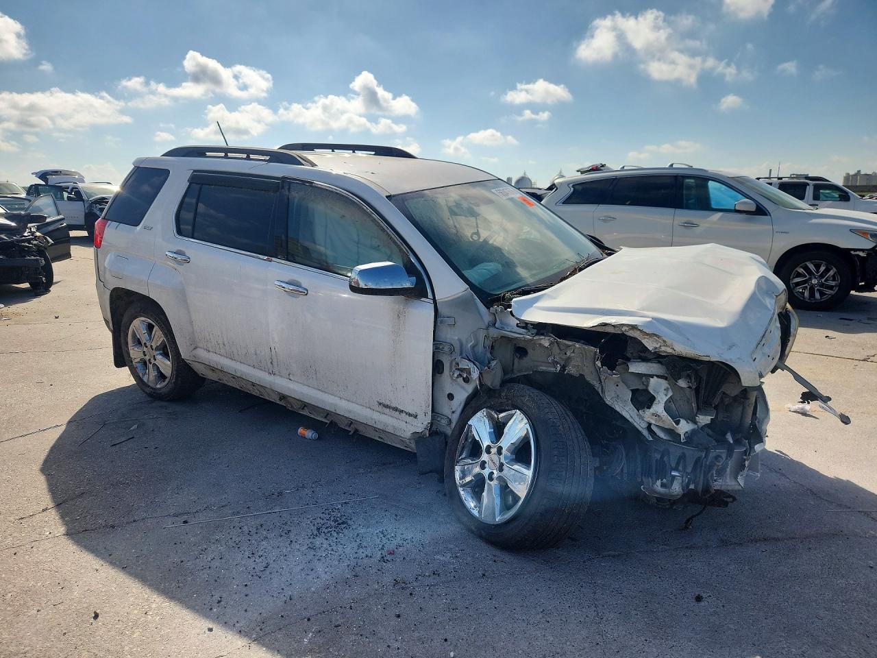 2015 Gmc Terrain Slt White vin: 2GKALSEK5F6154130