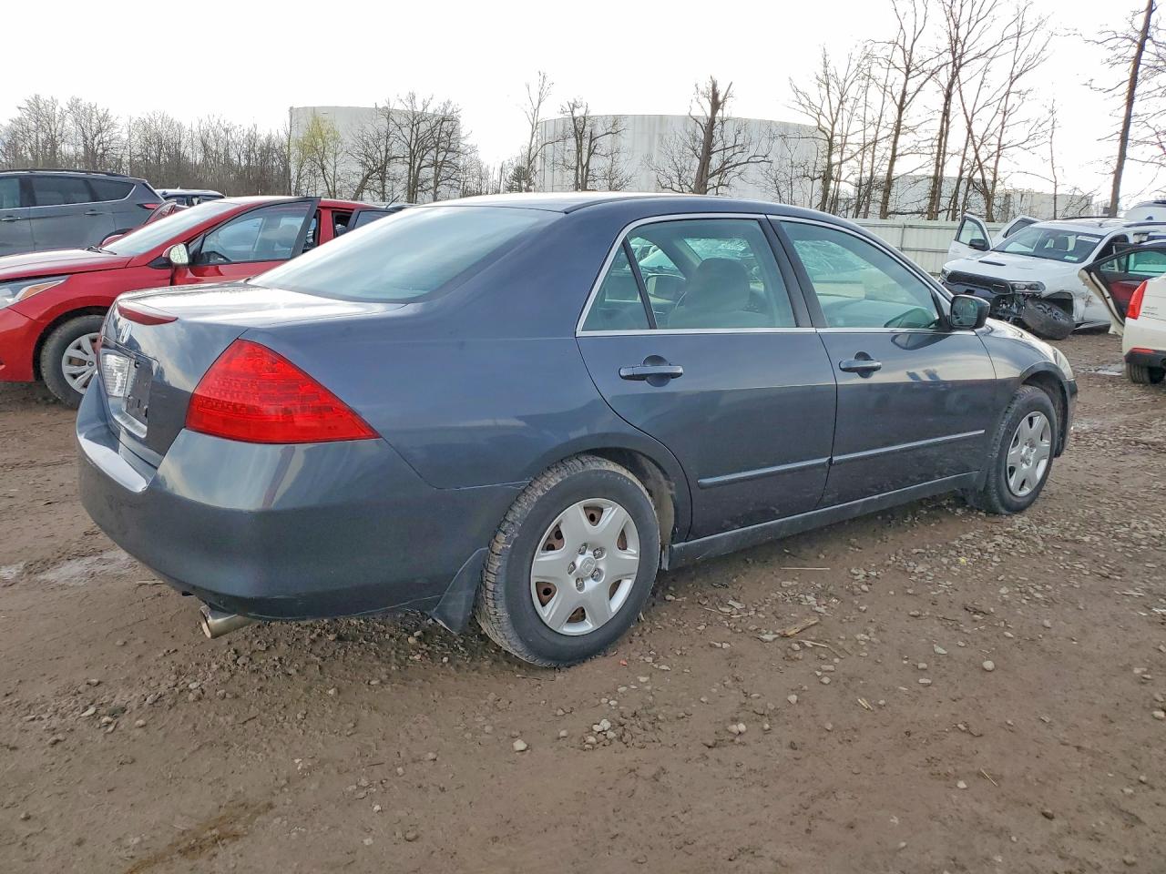 2007 Honda Accord Lx Charcoal vin: 1HGCM56407A187500