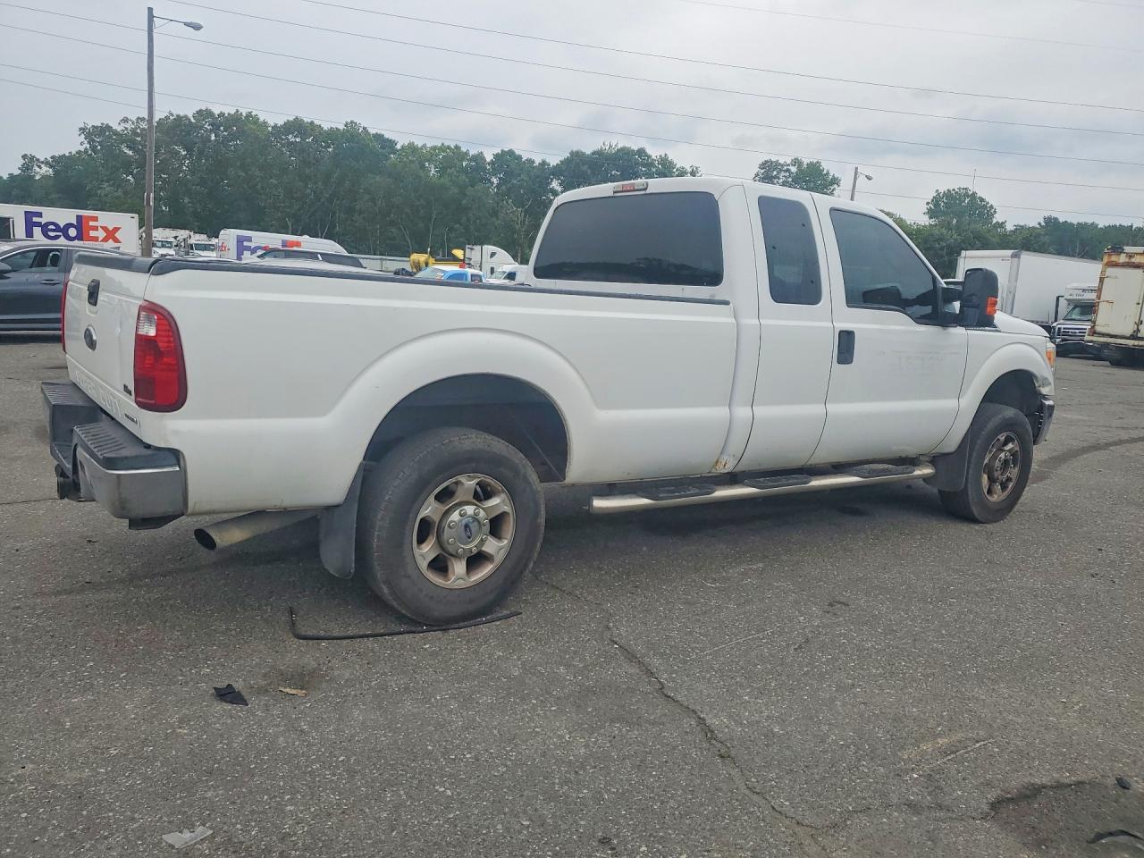 2014 Ford F250 Super Duty Белый vin: 1FT7X2B6XEEA34464