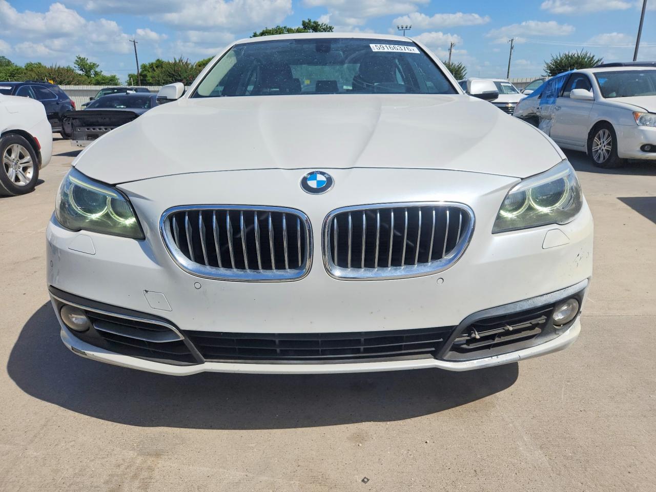 2015 Bmw 528 I White vin: WBA5A5C54FD513869
