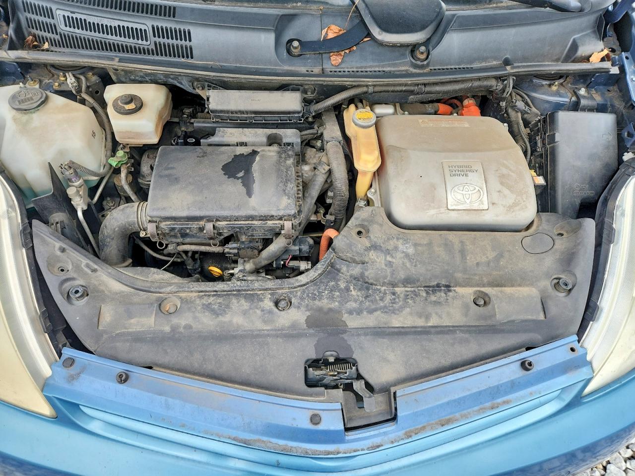 2005 Toyota Prius Base Blue vin: JTDKB20U053045723
