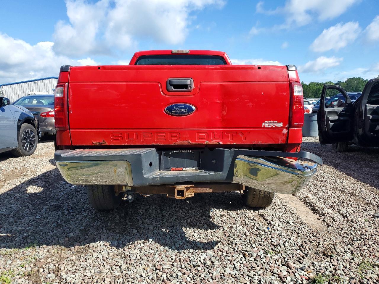 2014 Ford F350 Super Duty Red vin: 1FTRF3B60EEA57205