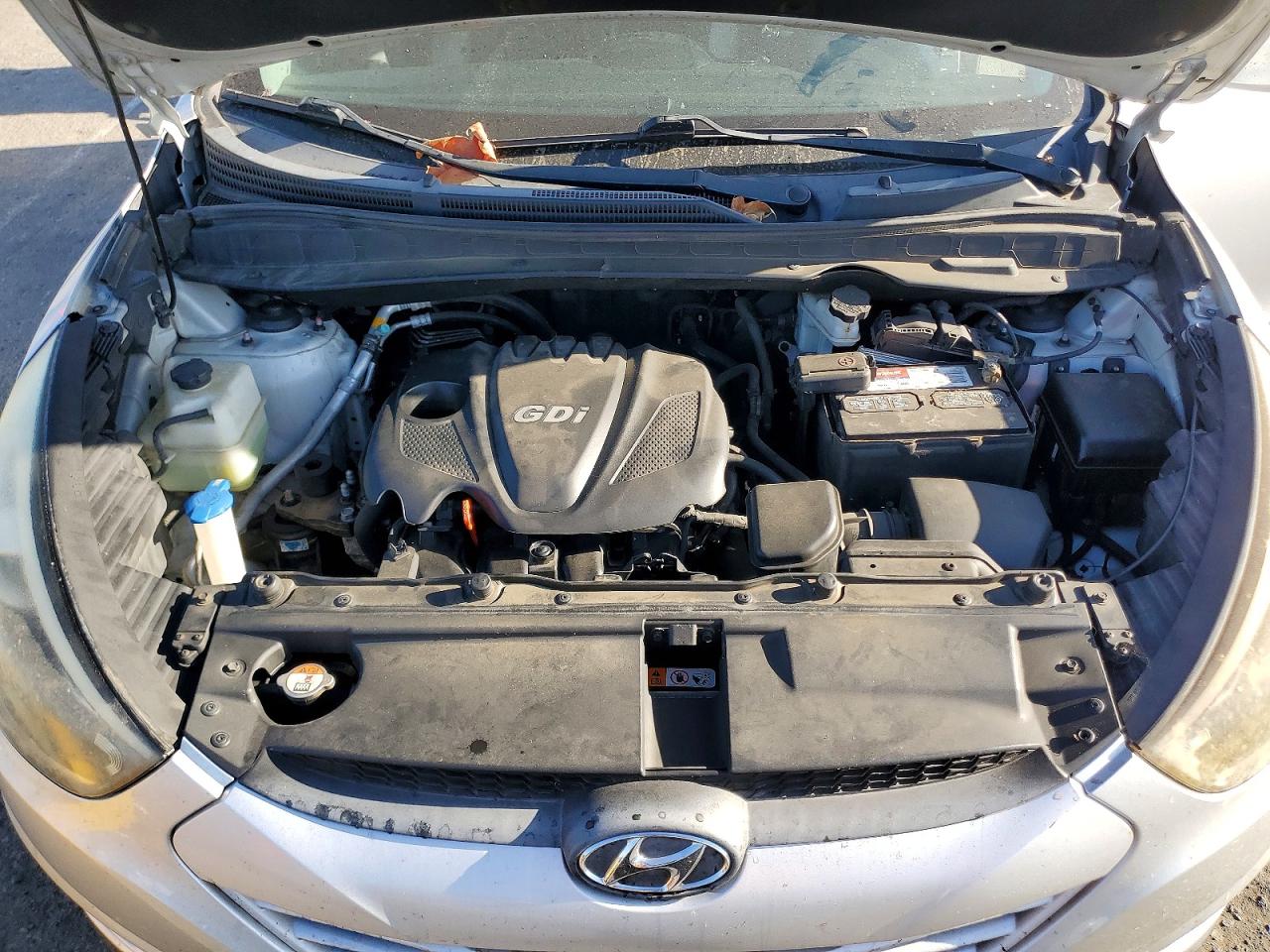 2014 Hyundai Tucson Se White vin: KM8JUCAG9EU926253