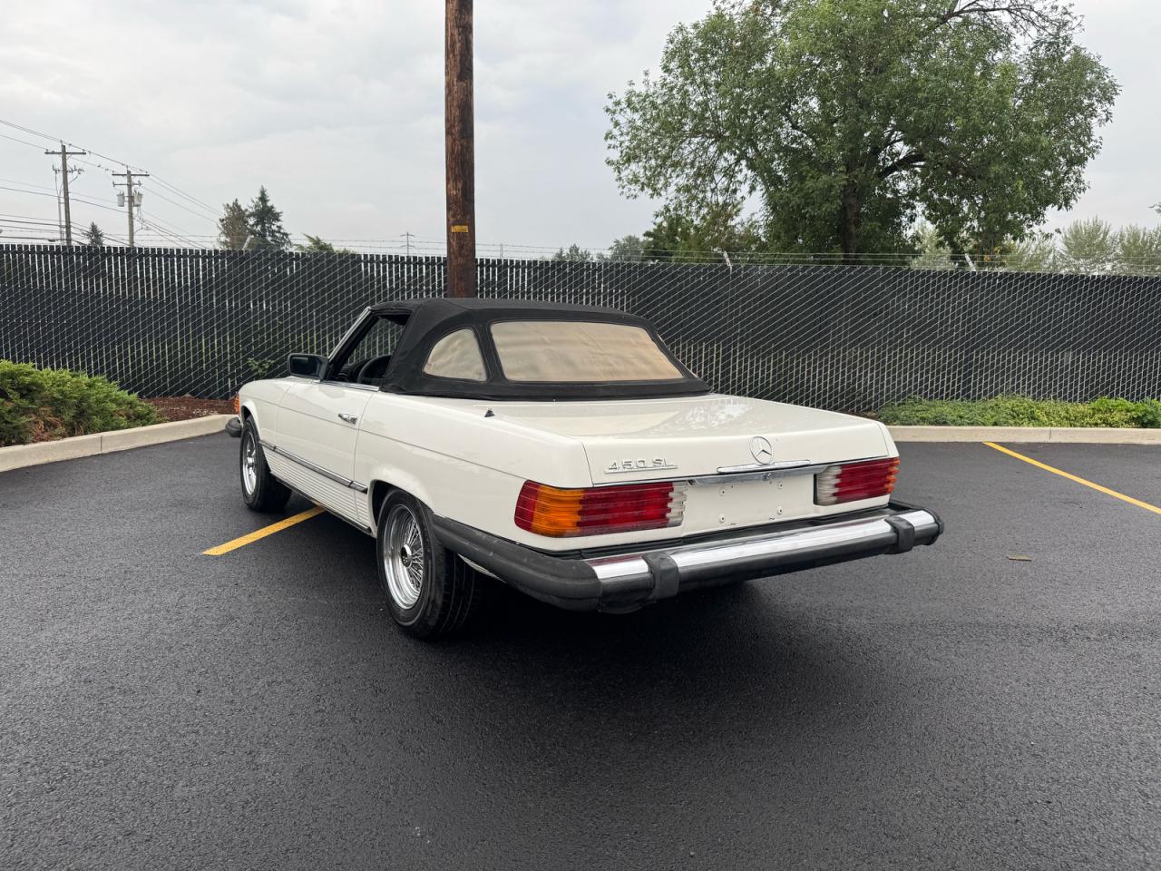 1979 Mercedes Benz 450 Sl White vin: 10704412049521