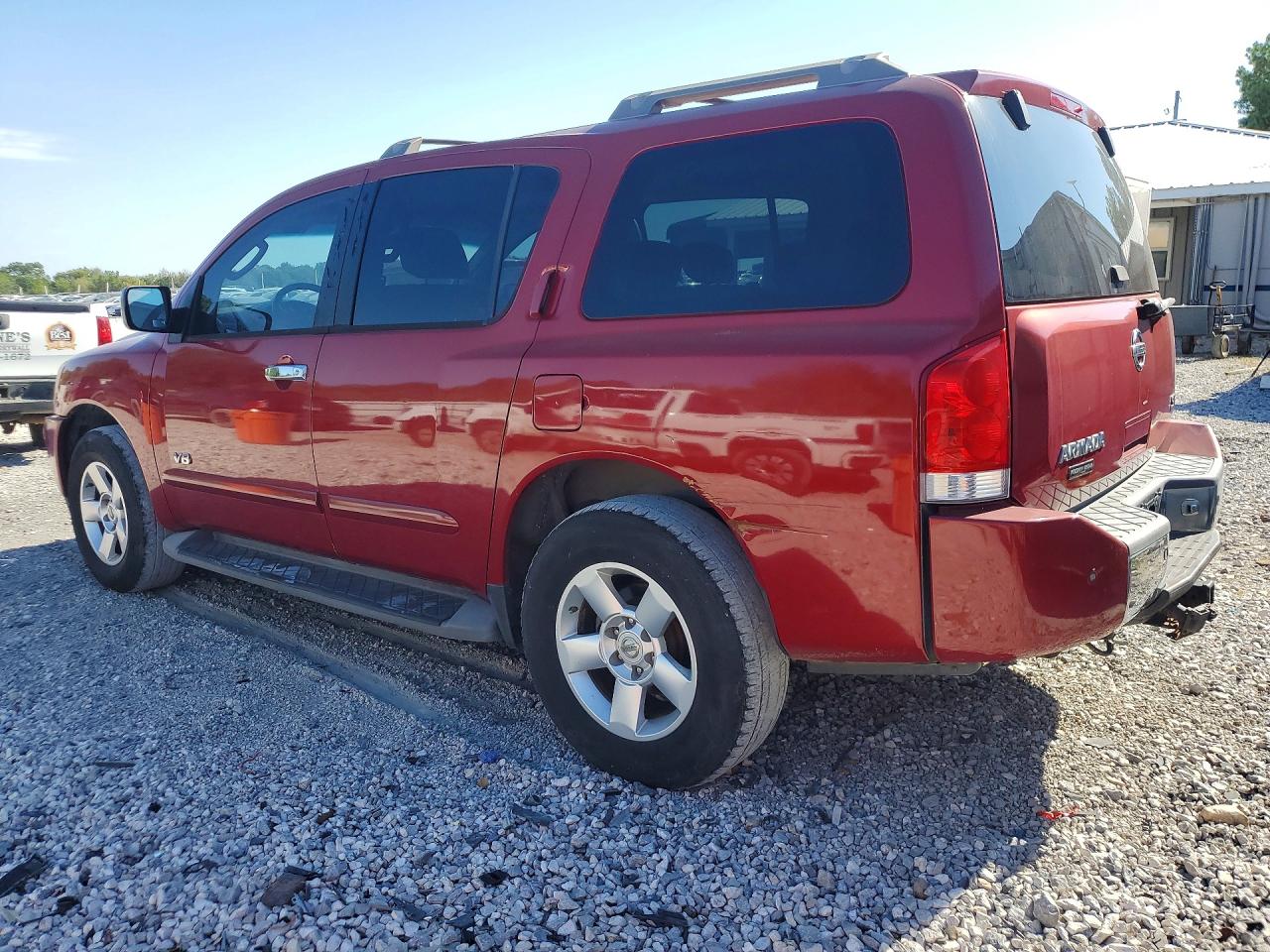 2007 Nissan Armada Se Maroon vin: 5N1AA08C47N712083