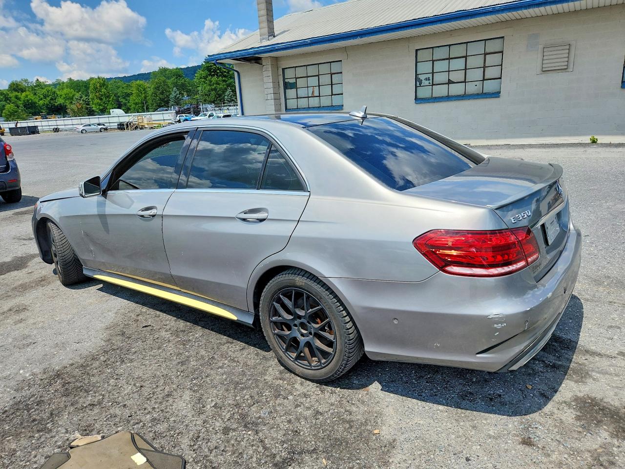 2014 Mercedes-benz E 350 4matic Silver vin: WDDHF8JB4EA899467