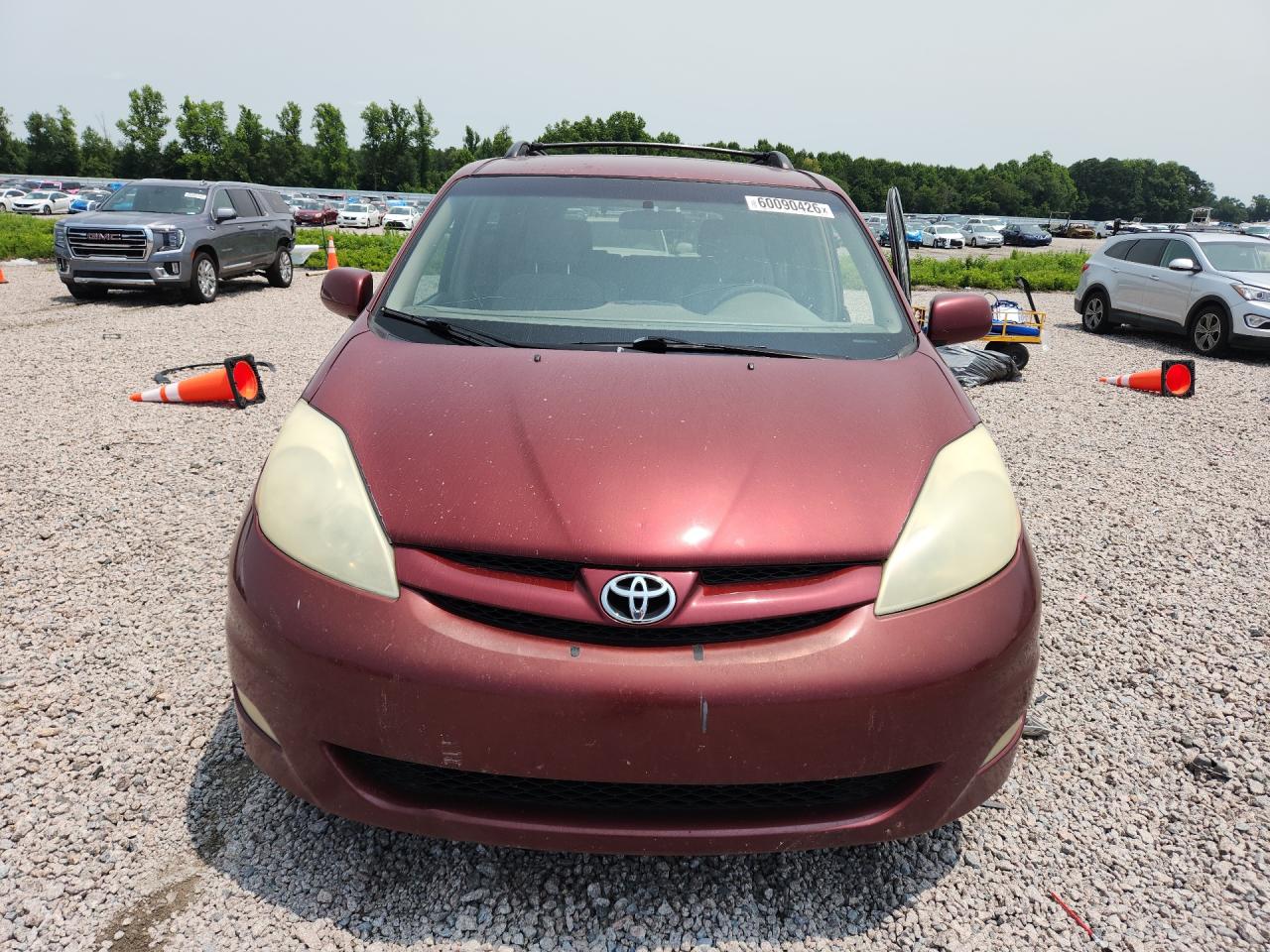 2006 Toyota Sienna Xle 7 Passenger Red vin: 5TDZA22C96S530447
